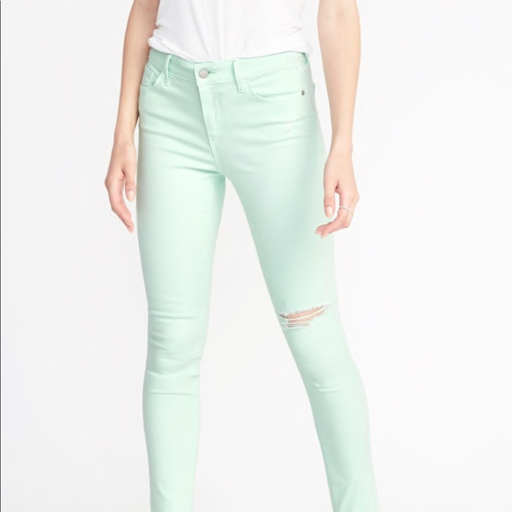 Sea Foam Old Navy Jeans